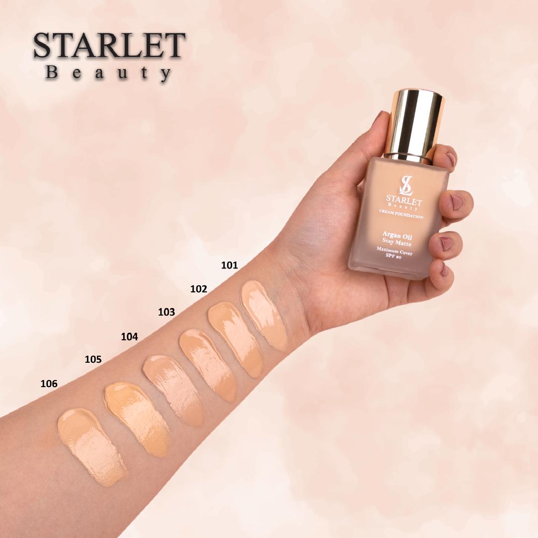 کرم پودر شیشه ای ارگان استارلت کد 104