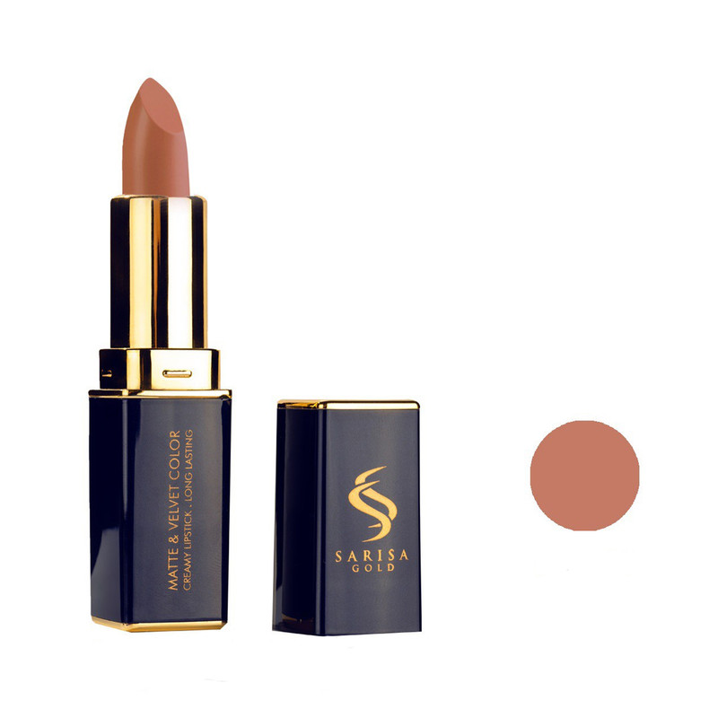 رژلب جامد مدل مات ساریسا گلد کد s1