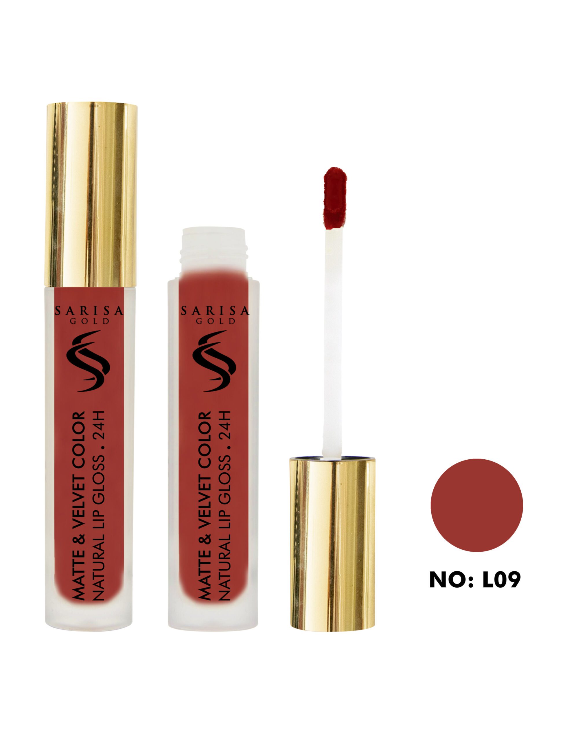 رژ لب مایع ساریسا گلد کد l9