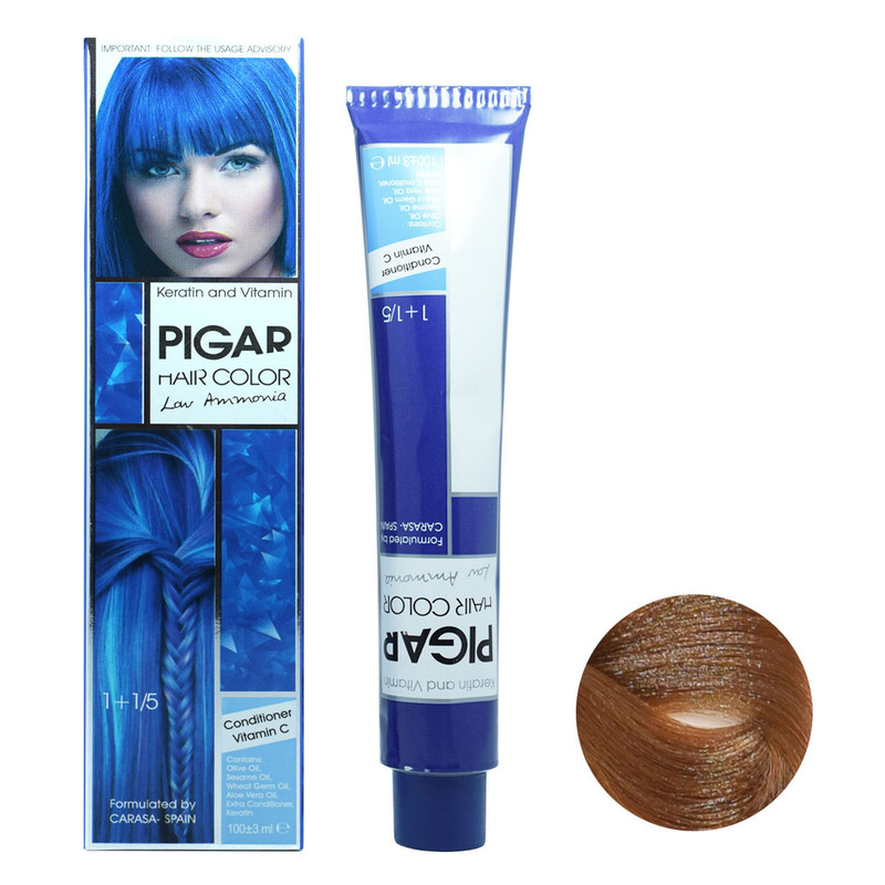 رنگ مو پیگار حجم 100 میلی لیتر شماره g7 بلوند طلایی روشن